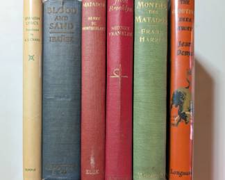 Multiple books on bull fighting