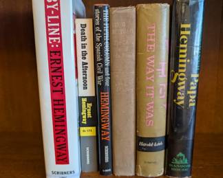 Books by and about Ernest Hemingway