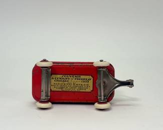 Another view of Chicago World's Fair 1933 souvenir Radio Flyer wagon