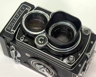 Closeup of the Rolleiflex Camera