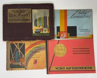Chicago World's Fair books and pamphlets