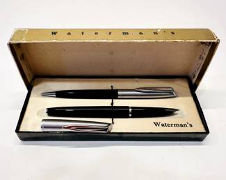Vintage Waterman's Fountain Pen and Pencil set, original packaging