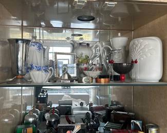 Shelley China Coffee Set, Century of Progress and Art Deco pieces