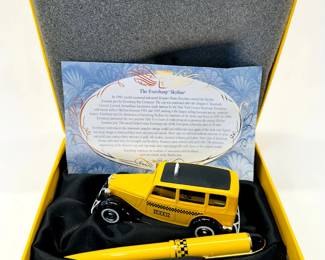 Eversharp Skyline yellow taxi pen and model car in original case&nbsp;