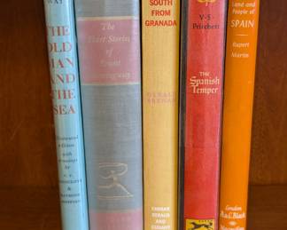 Books about Spain, and some by Ernest Hemingway