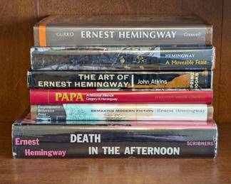 Books by and about Ernest Hemingway