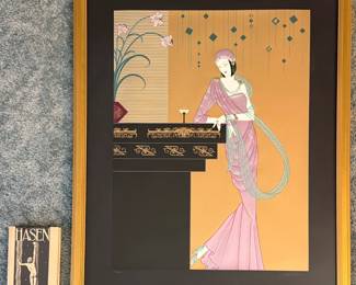 Art Deco illustration, limited edition, signed