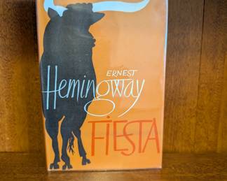 Fiesta by Ernest Hemingway, hardcover with dust jacket