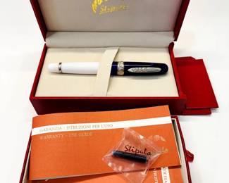 Stipula Israel 65th Anniversary Fountain Pen, with original packaging