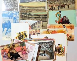 Bullfighting postcards