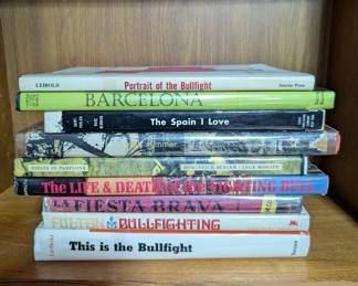 Books on bullfights, bullfighters, travel in Spain