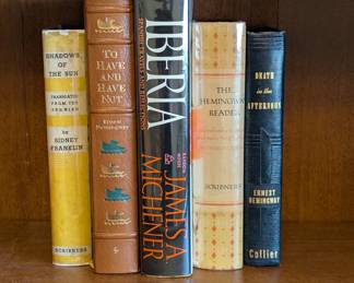 Books about Spain and about Ernest Hemingway