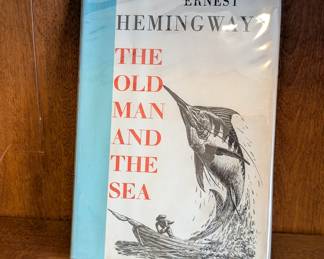 The Old Man and the Sea by Ernest Hemingway, hardcover with dust jacket