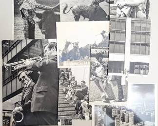 Vintage photographs, some of Chicago, some of bullfights