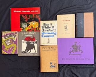 Books on bullfighting, Chicago, travel in Spain, Picasso