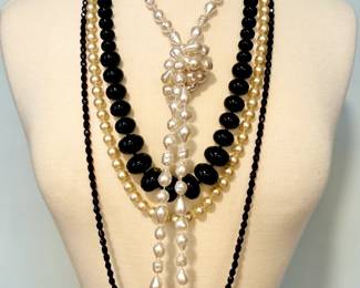 Costume jewelry necklaces from a great collection of jewelry at this sale!