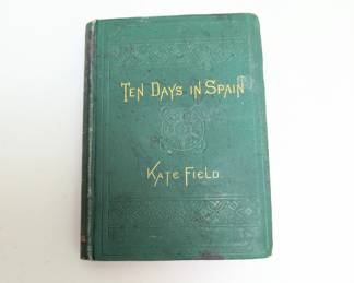 Closeup of Ten Days in Spain by Kate Field