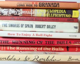 Books on bullfighting, bullfights, Spanish culture