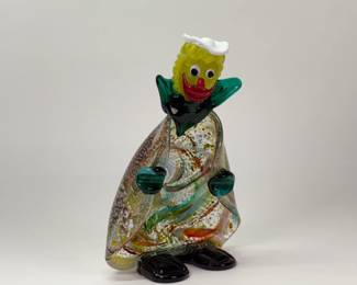 Murano glass clown