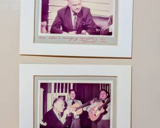 Signed photos from Bernabé