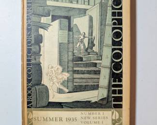 A Book Collector's Quarterly, The Colophon, Number 1 Volume 1, summer 1935