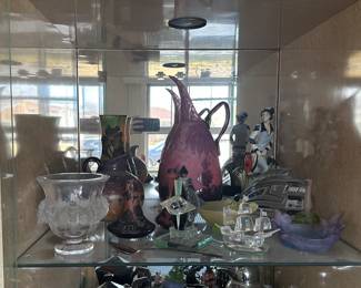 First previews of some of the Lalique, Daum, and Galle art glass pieces