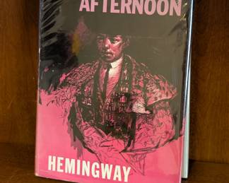 1932 hardcover copy of Death in the Afternoon by Ernest Hemingway