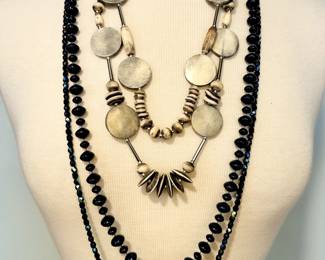 More great costume jewelry necklaces in various lengths and styles