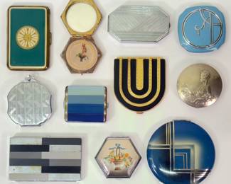 More fabulous Art Deco compacts and cases