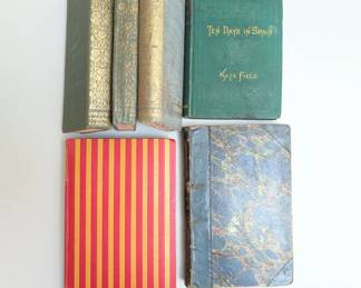 Vintage books about travel in Spain