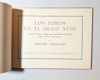Los Toros en el Siglo XVIII by Antonio Carnicero