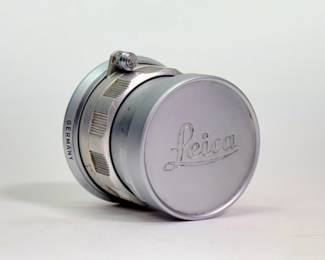 Leica lens with cover