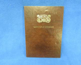 Lot 446. Pennies in a Dansco Lincoln Penny album including many early dates