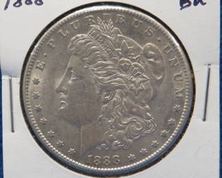 Lot 421. 1888 S Morgan silver dollar
