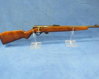 Lot 10. Mossberg Model 142-A bolt-action 22. No Ser. {#}. Shoots "S and LR". Magazine included.