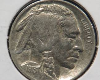 Lot 238. 1913 P uncirculated Type 2 Buffalo nickel