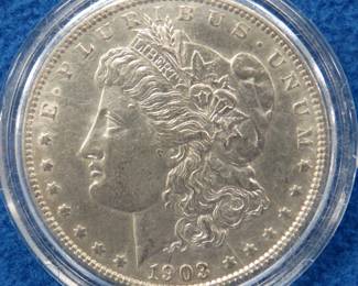 Lot 184. 1903 P Morgan Silver Dollar