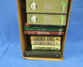 Lot 250. Gunsmithing, gun related, and reloading books