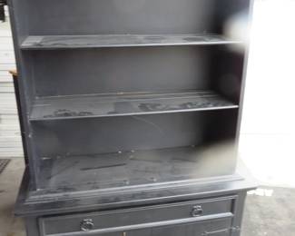 Lot 386. Hutch in very good condition. 43"w x 68"H x 16'D