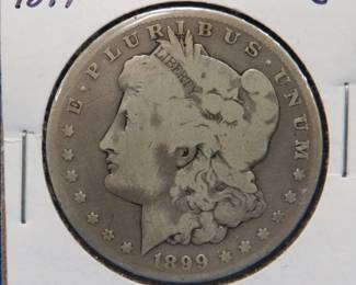 Lot 426. 1899 P Morgan silver dollar