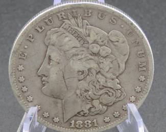 Lot 207. 1881 S Morgan Silver Dollar