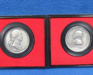 Lot 405. Two "America First Medals"