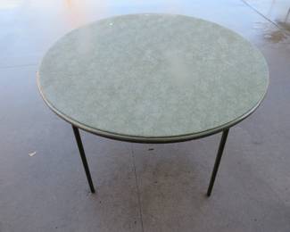 Lot 350. Round card table