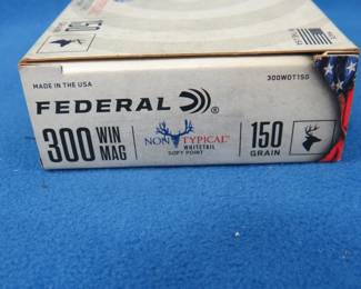 Lot 63. Federal 300 Win. Mag. 150-grain. 20 rounds.