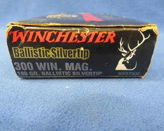 Lot 68. Winchester Supreme Silver Tip 300 Win Mag. 180-grain. Thirteen rounds.