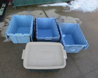 Lot 342. Four totes