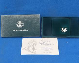 Lot 35. 1995 Civil War Battlefield Commemorative 90% Silver Dollar