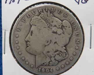 Lot 429. 1904 S Morgan silver dollar