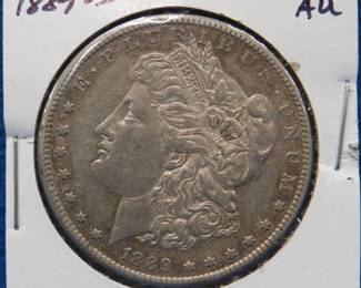 Lot 422. 1889 S Morgan silver dollar