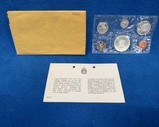Lot 39. 1964 Canadian Uncirculated Set
